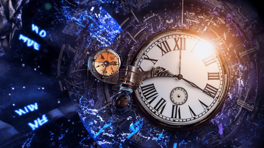 the concept of time travel - smashed watch - quantum entanglement - supernatural chronicles