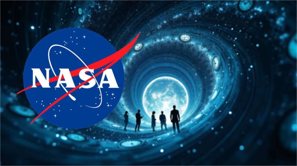 NASA time travel secrets revealed through temporal displacements and historical anomalies in swirling vortex
